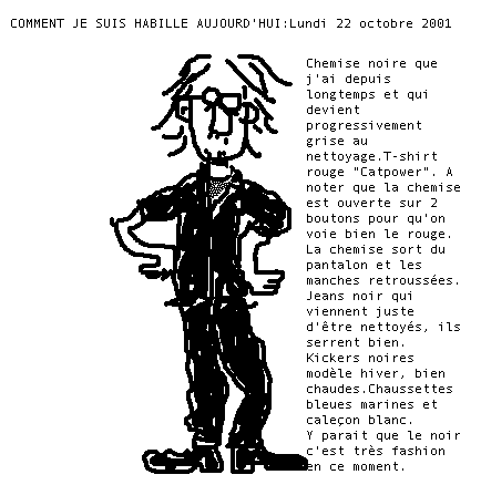 - Comment je me suis habillé aujourd'hui- page 1