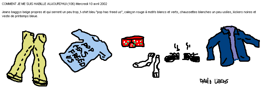 - Comment je me suis habillé aujourd'hui- page 107