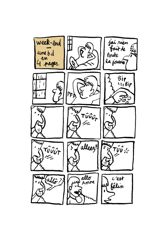 - Le week-end.- page 1