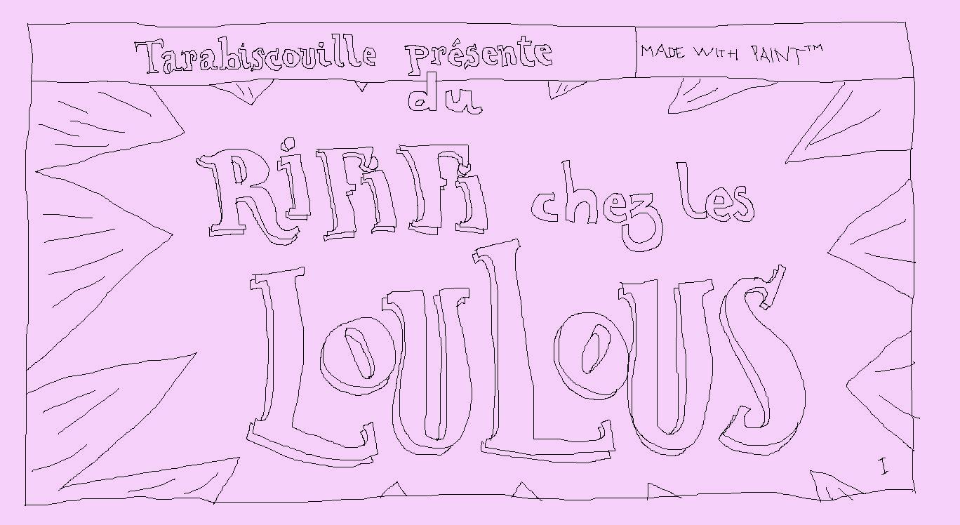 - Du Rififi chez les Loulous- page 1