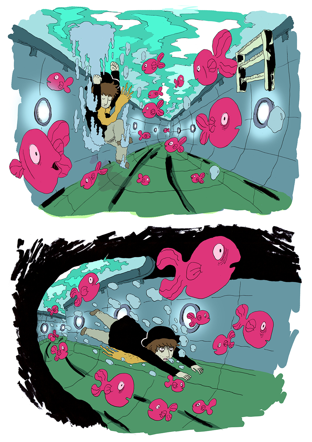 - Le fond de la piscine- page 2