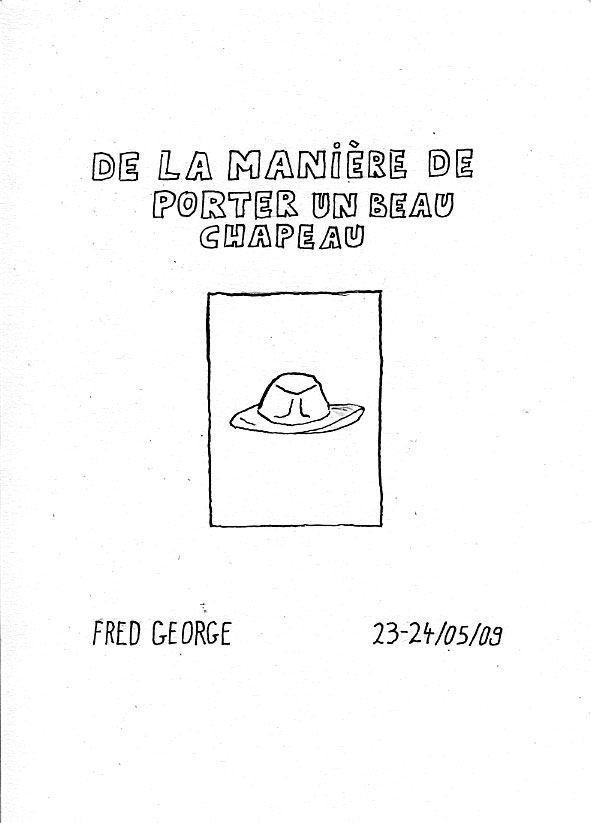 - De la manière de porter un beau chapeau- page 24