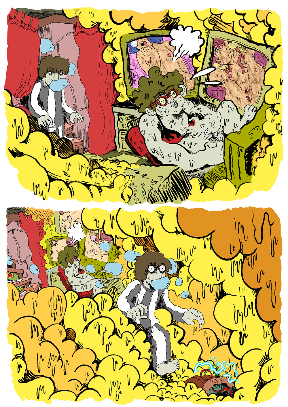 - Le fond de la piscine- page 13