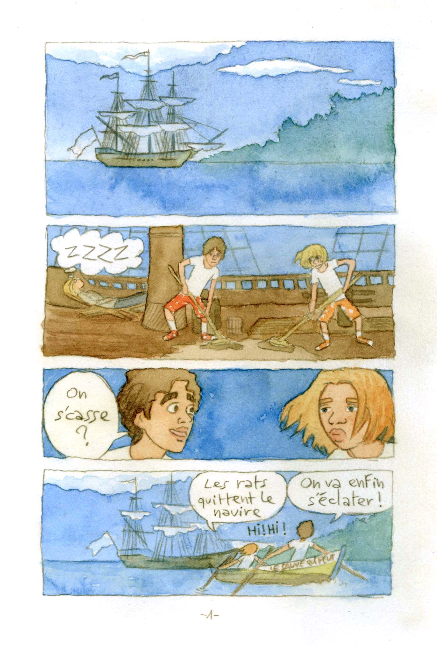 - La Croisière s'ennuie- page 1