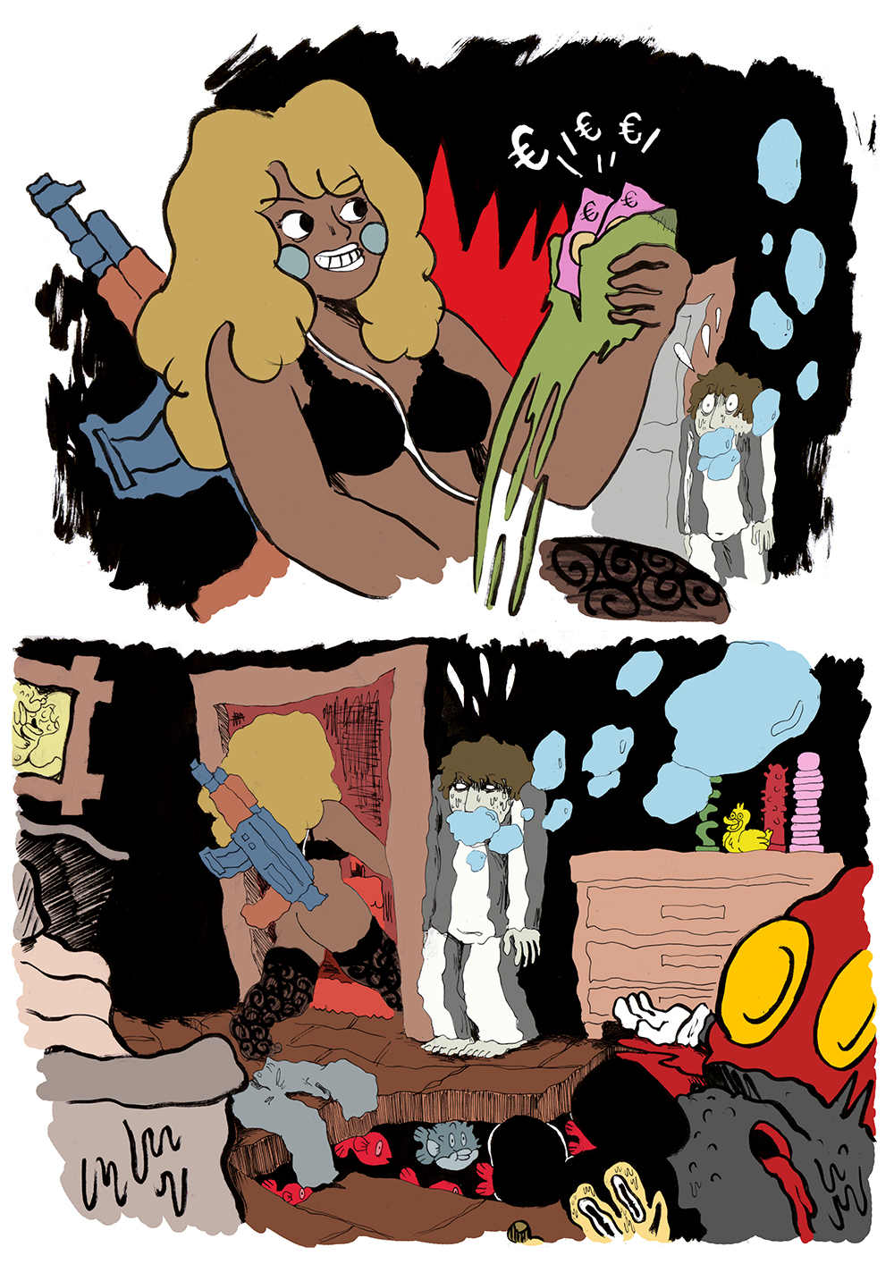 - Le fond de la piscine- page 22