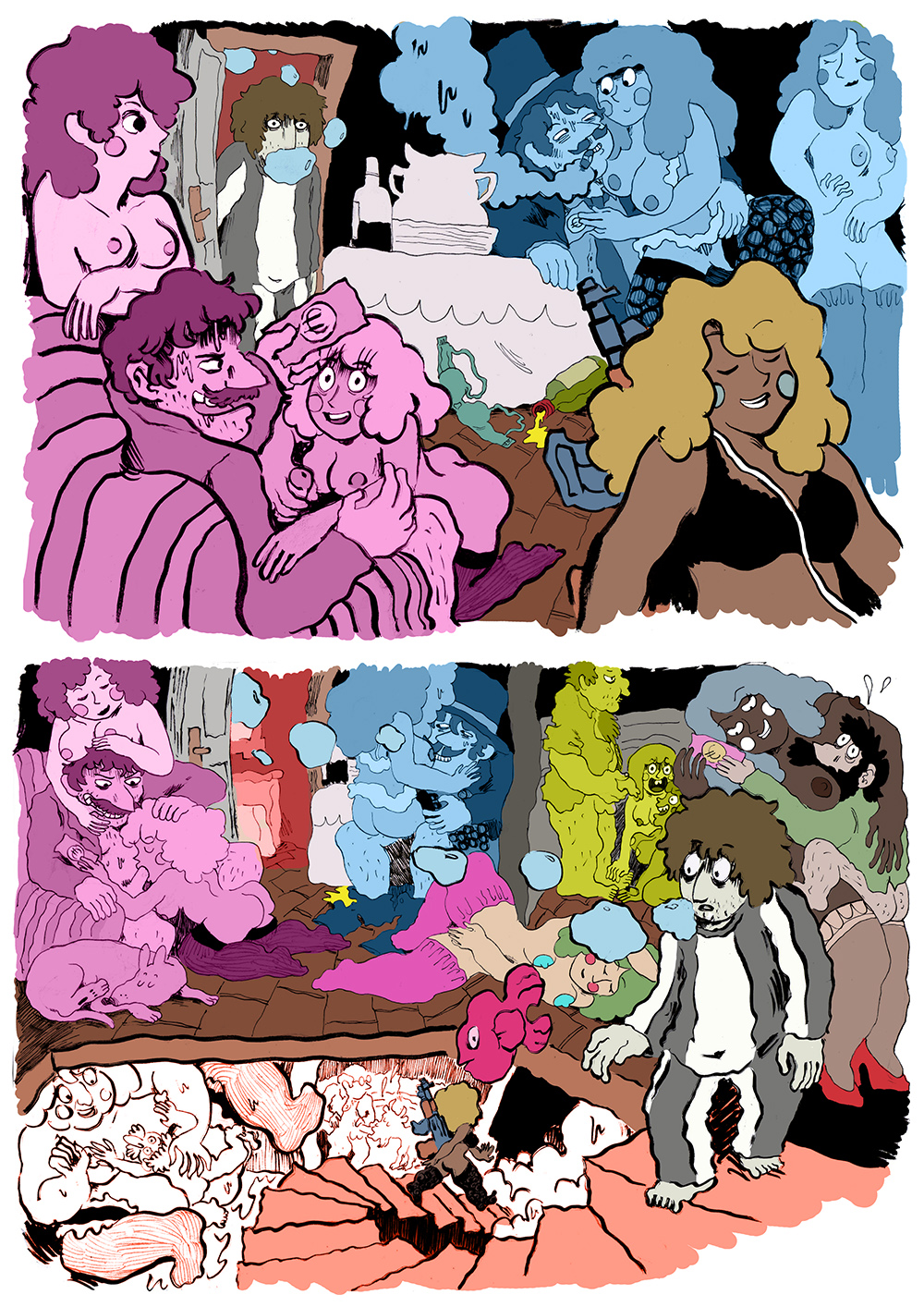 - Le fond de la piscine- page 23