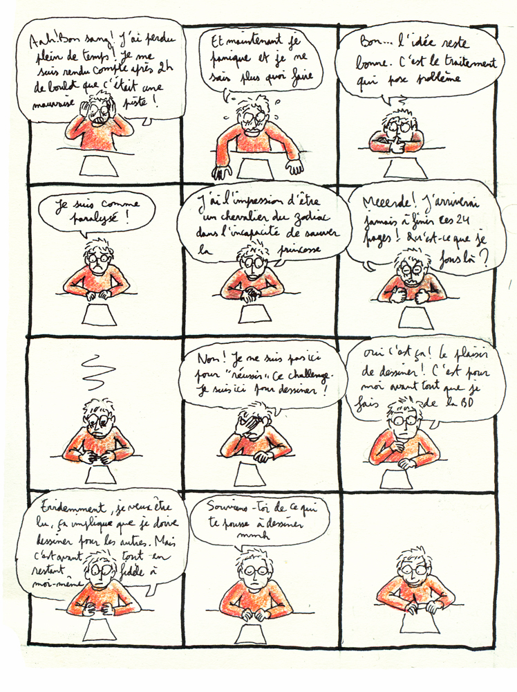 - 24 Pensées ou Faire de la bande dessinée, c'est pas toujours facile - page 3