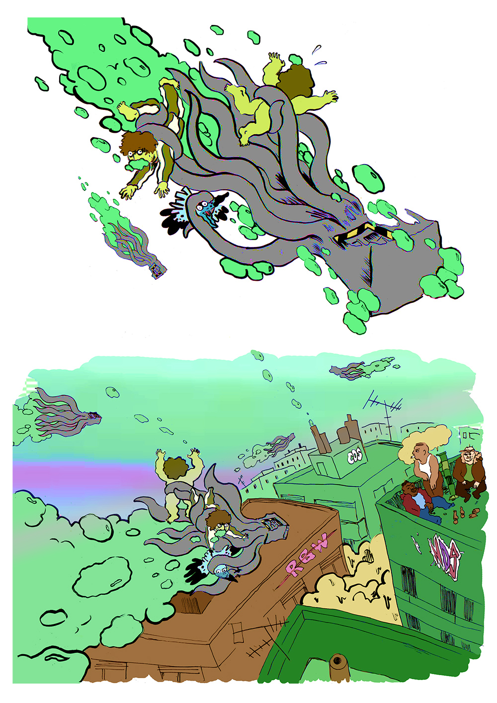 - Le fond de la piscine- page 45