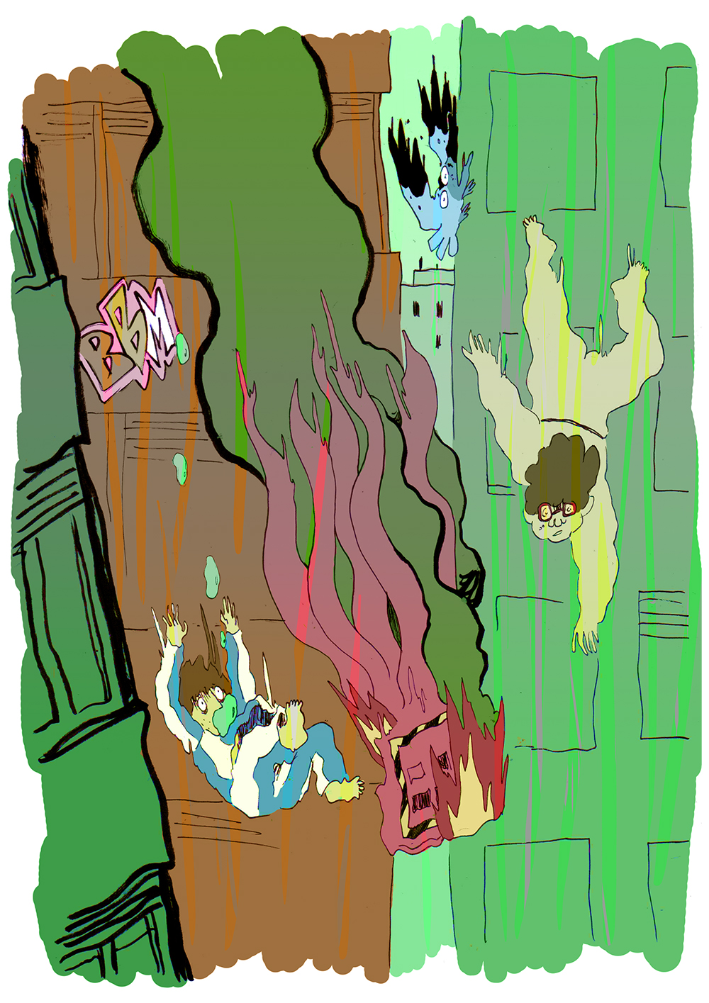 - Le fond de la piscine- page 48