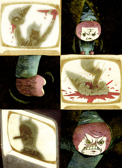 - The Darkness outside night- page 5