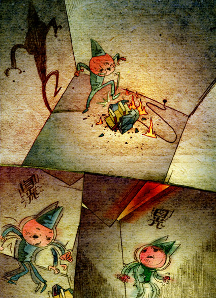 - The Darkness outside night- page 7