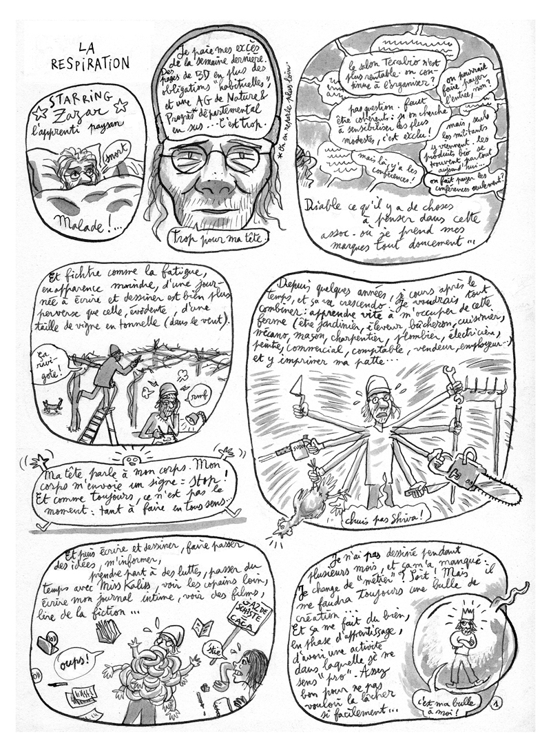 - LA RESPIRATION - Carnet de cambrousse- page 1