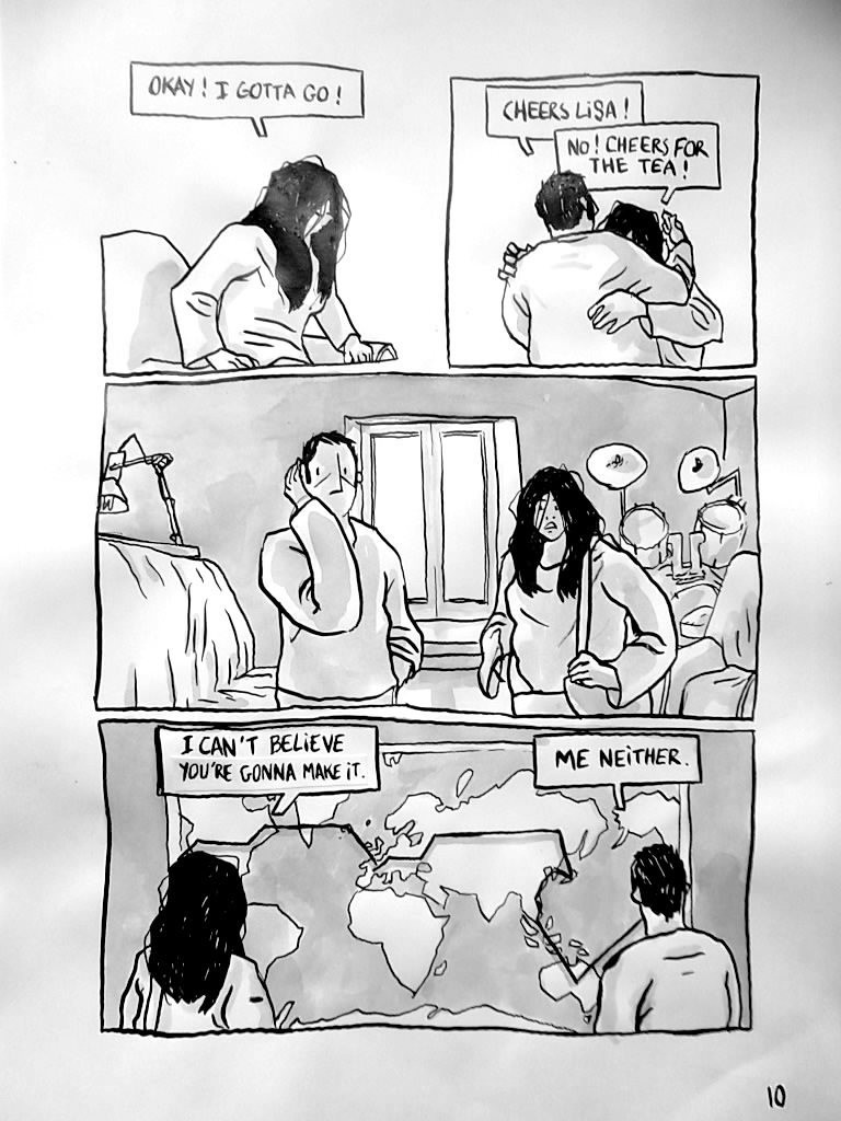 - "Yes ! I am a long way from Home"- page 10