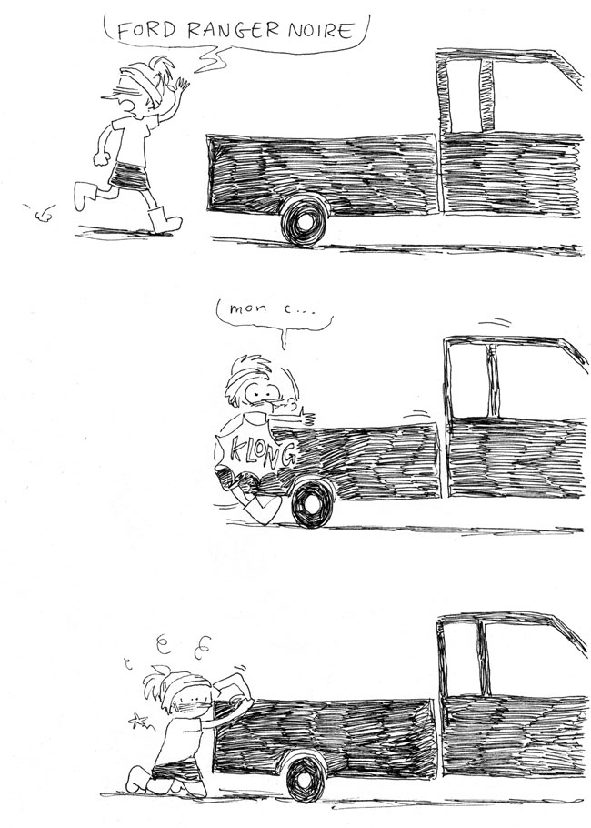 - La Ford Ranger noire- page 10