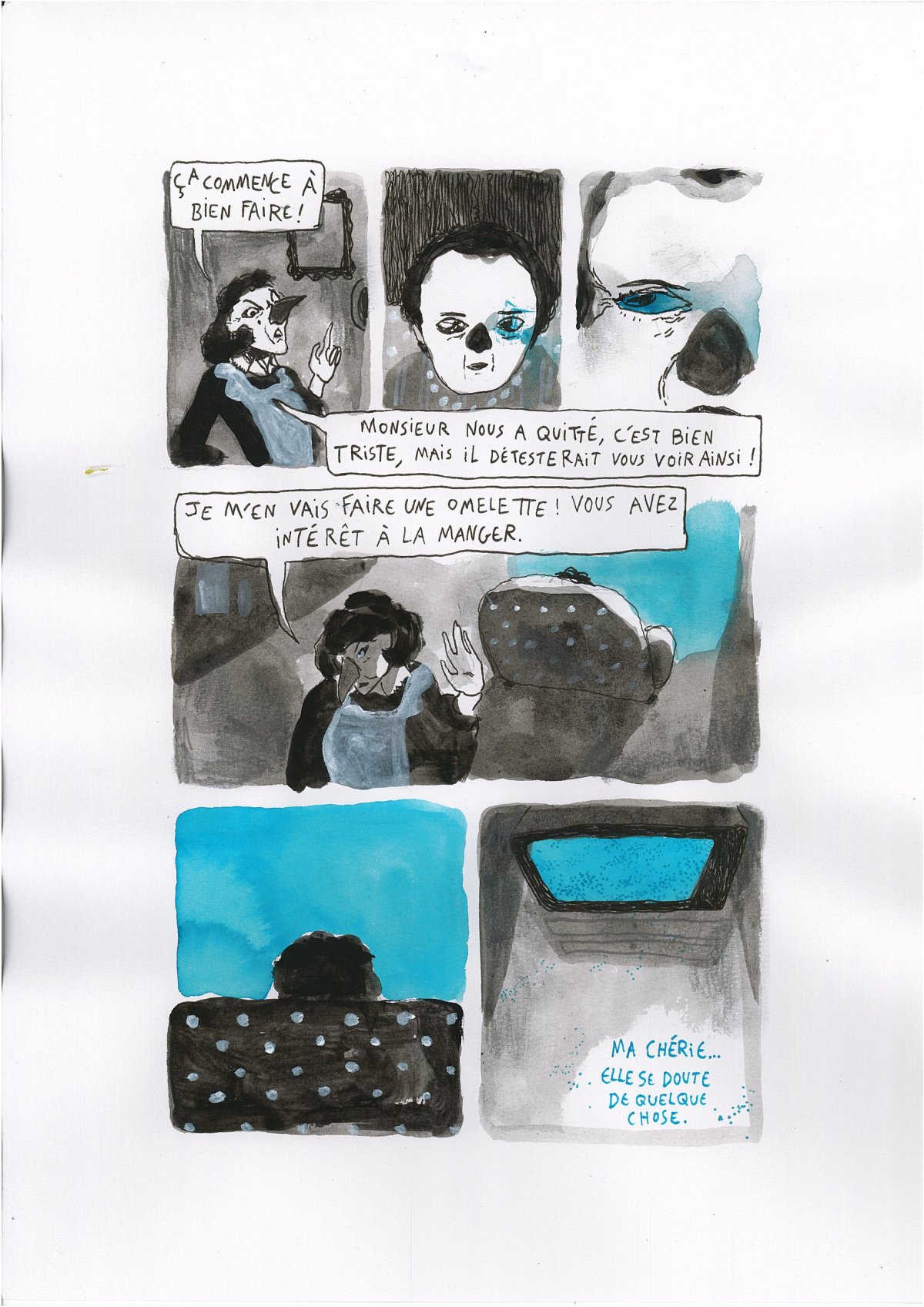 - Madame regarde la télé- page 6