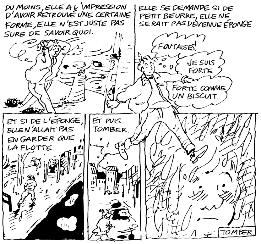 - Et il posa mollement sa main entre ses omoplates.- page 16