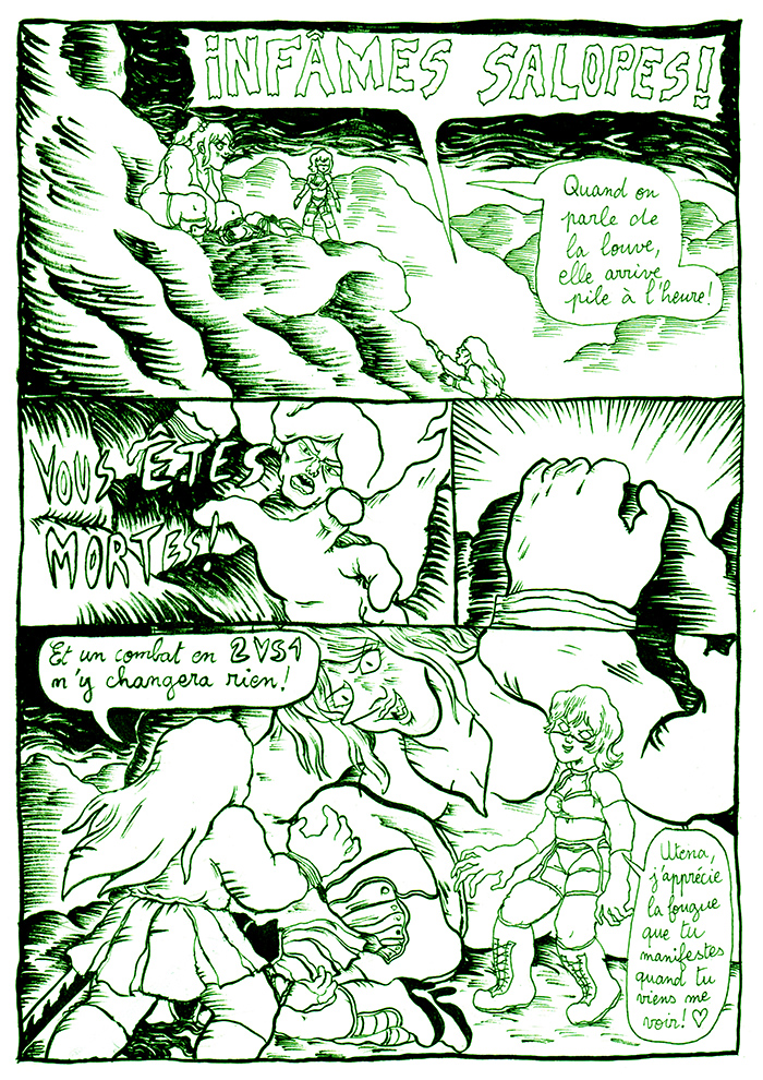 - Utena Maniac #4 : La prophétie des 3 louves roses - Partie 1 (Scénario par STC019)- page 16