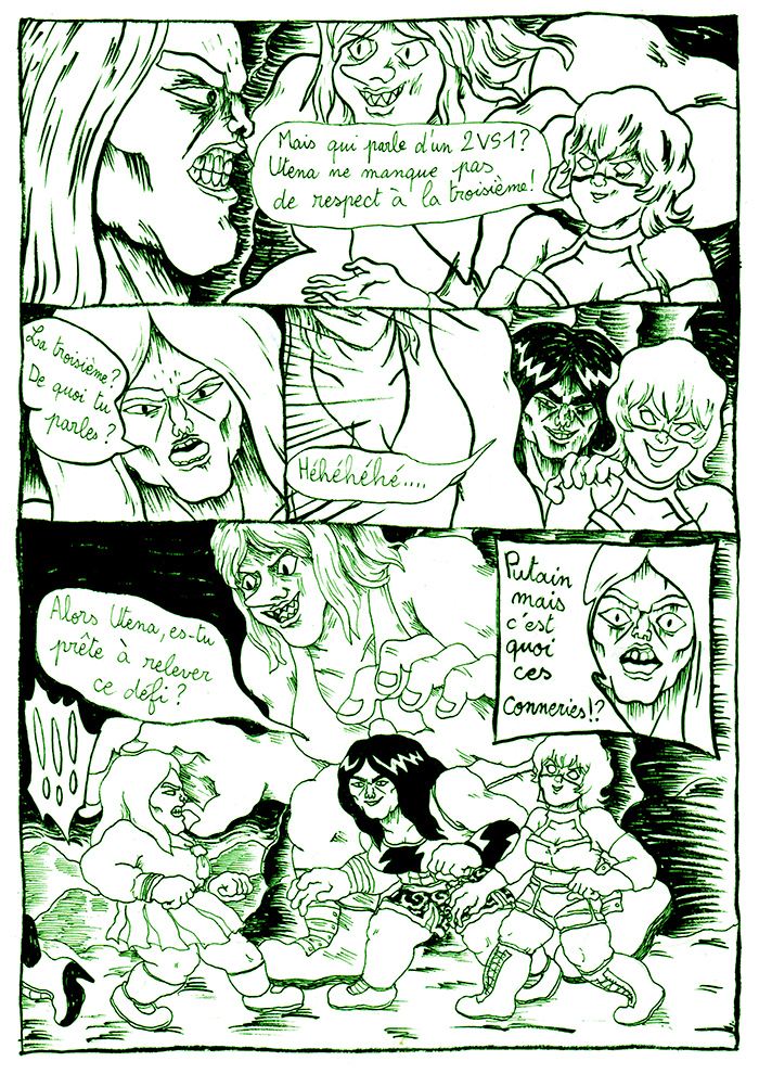 - Utena Maniac #4 : La prophétie des 3 louves roses - Partie 1 (Scénario par STC019)- page 17