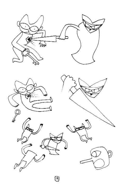 - Les lignes noires des mots de détail- page 19