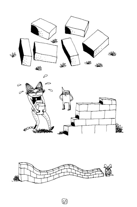 - Les lignes noires des mots de détail- page 21