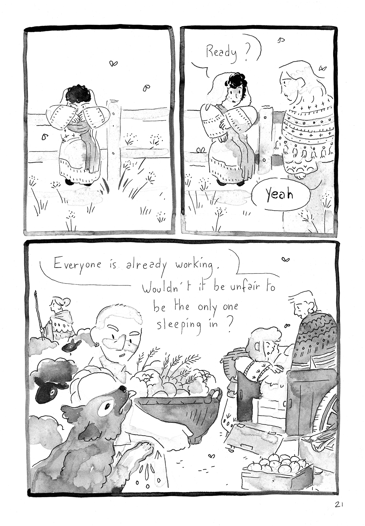 - He must convince her- page 22