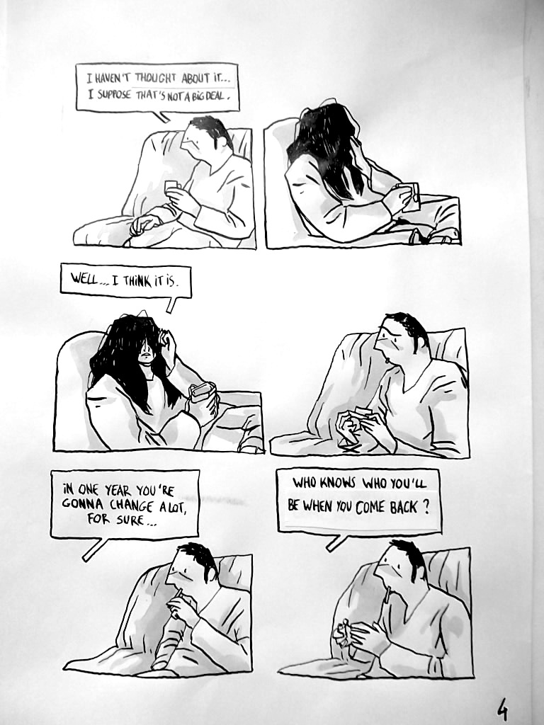 - "Yes ! I am a long way from Home"- page 4