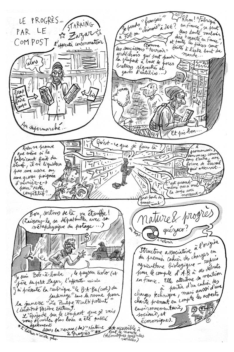- LE PROGRES... PAR LE COMPOST - Carnet de cambrousse- page 1