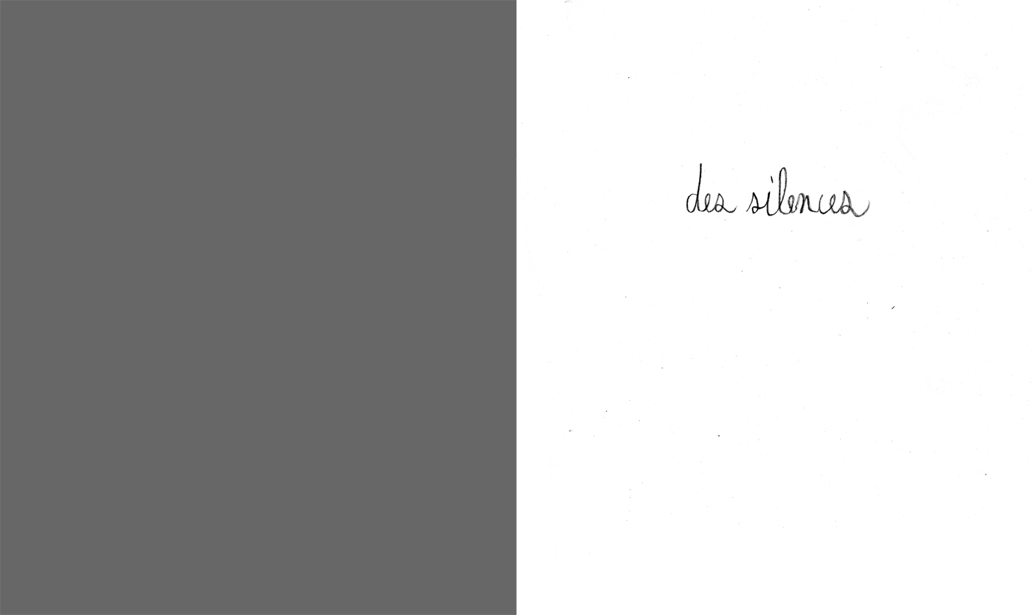 - Des silences- page 2