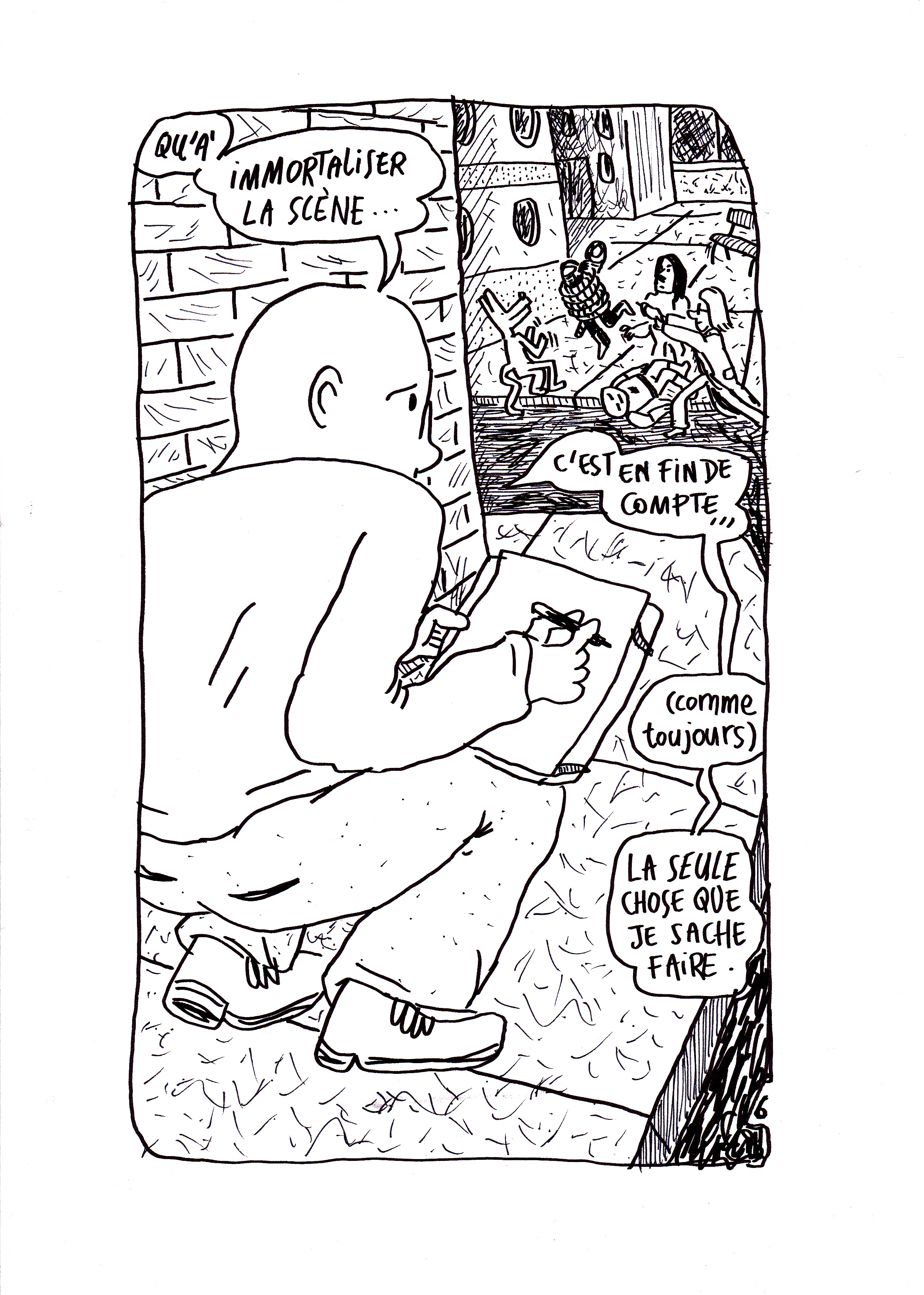 - nº7 : L'HOMME en NOIR- page 7