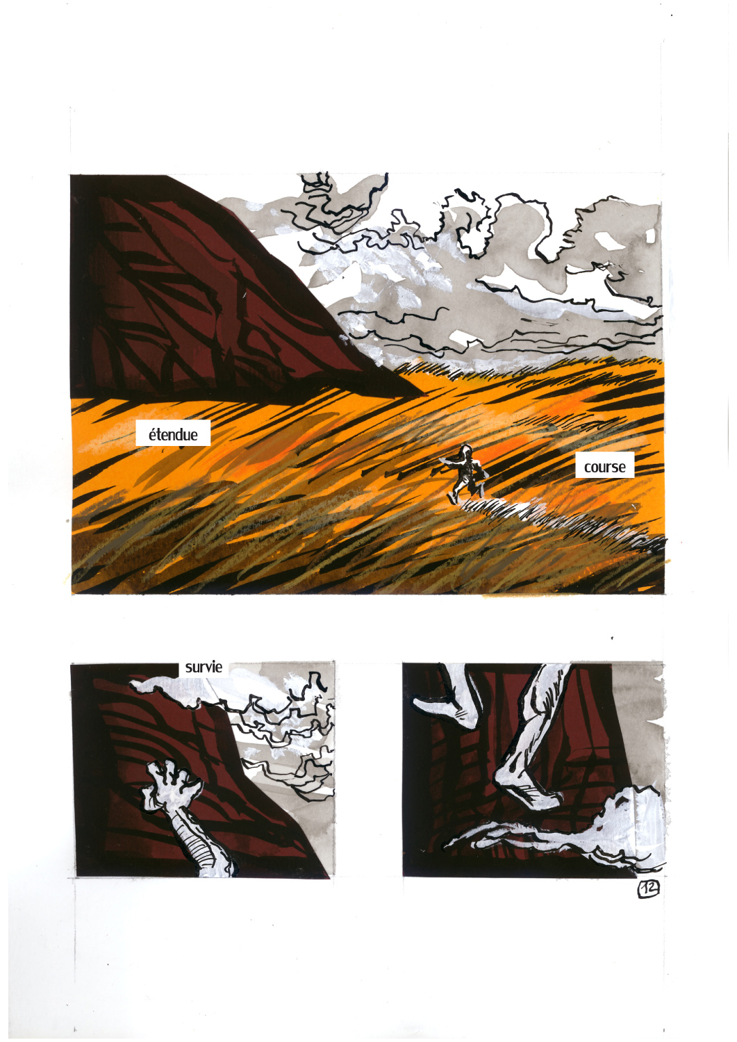 - Un lézard sous la terre- page 13