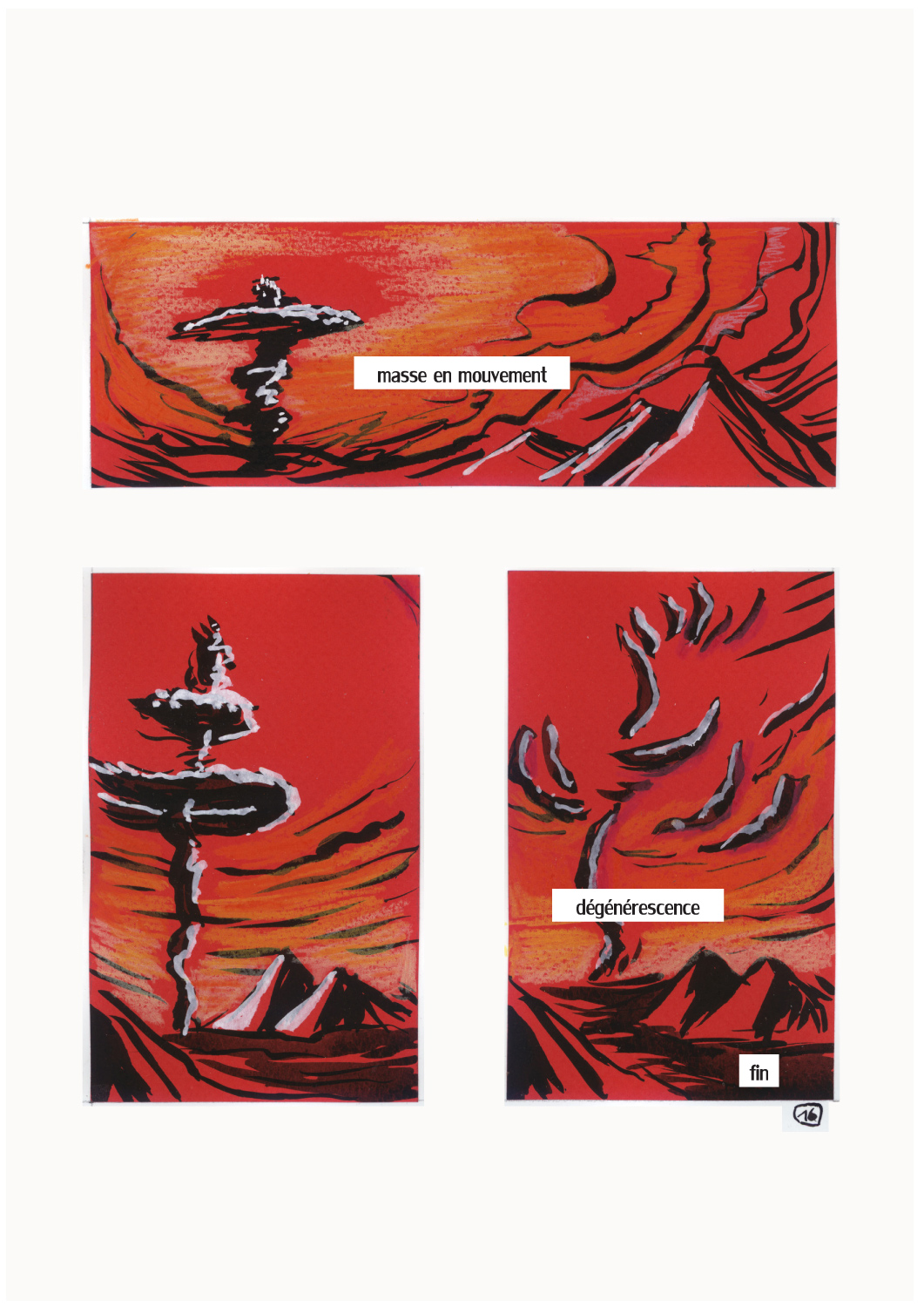 - Un lézard sous la terre- page 17