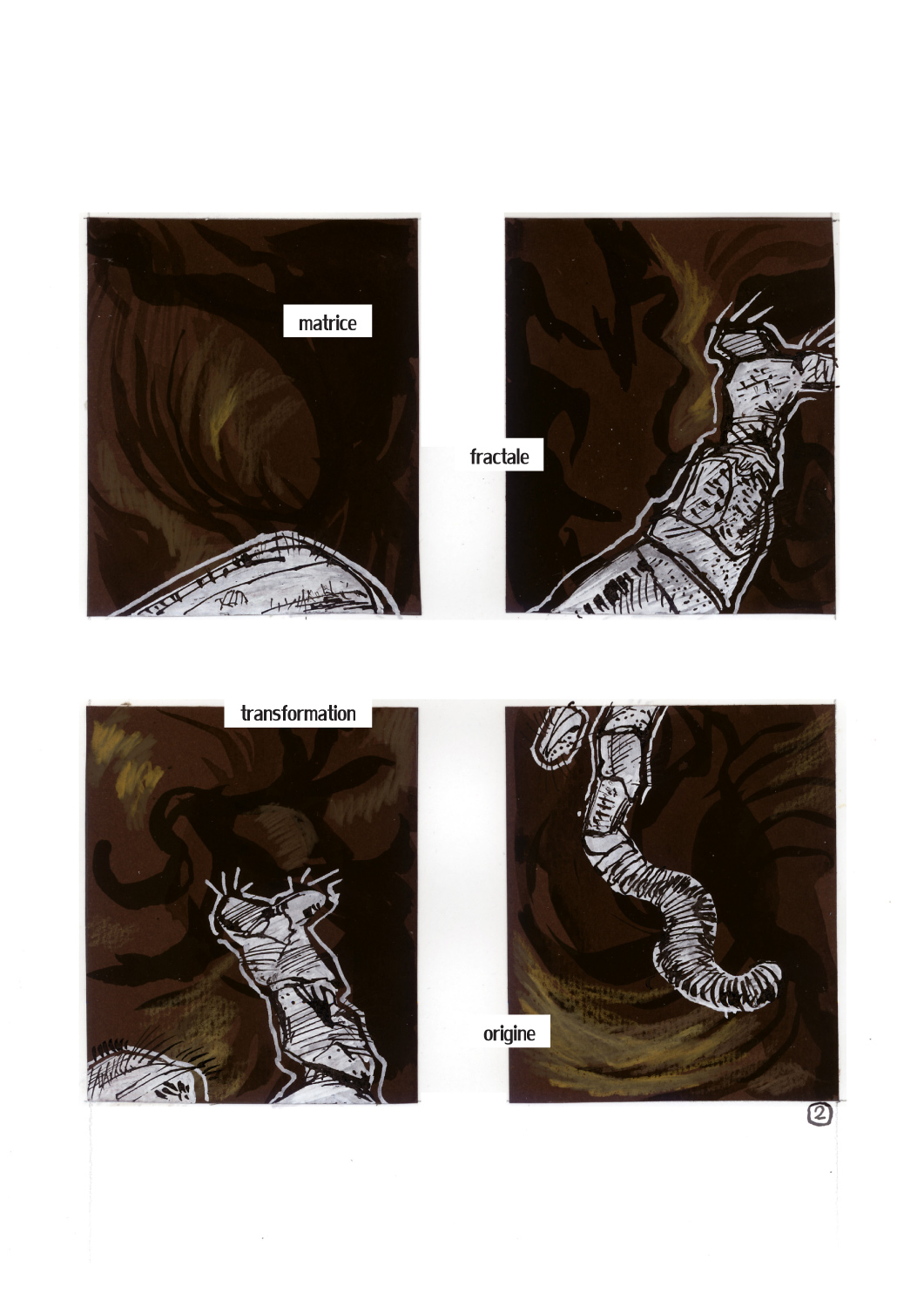 - Un lézard sous la terre- page 3