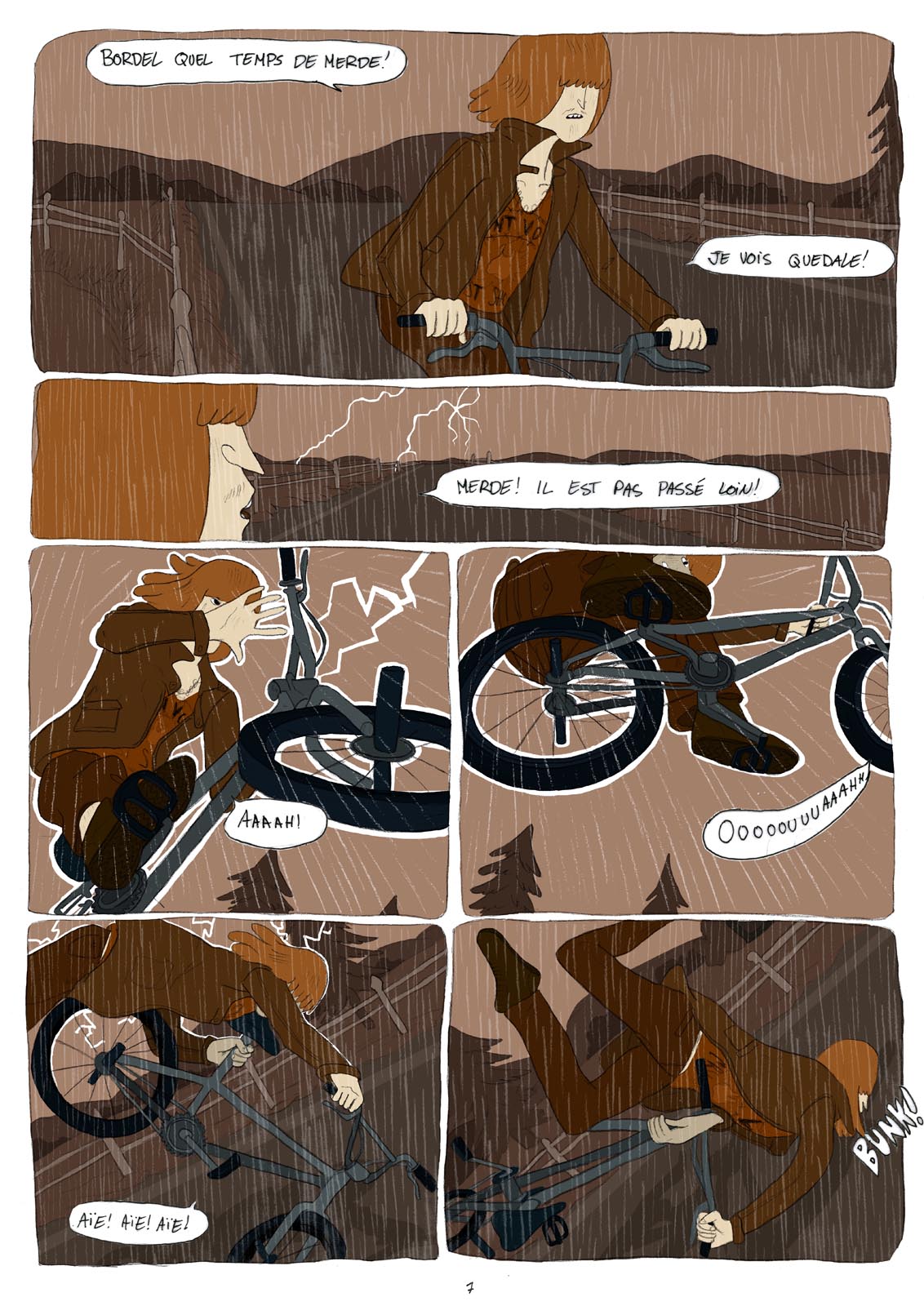 - L'empreinte des météores- page 7