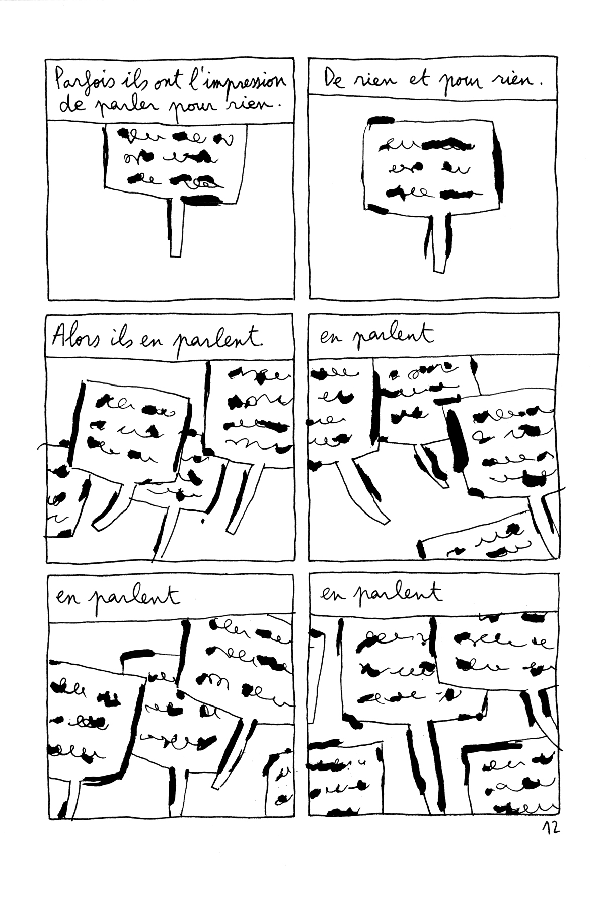 - Les gens qui parlent- page 12