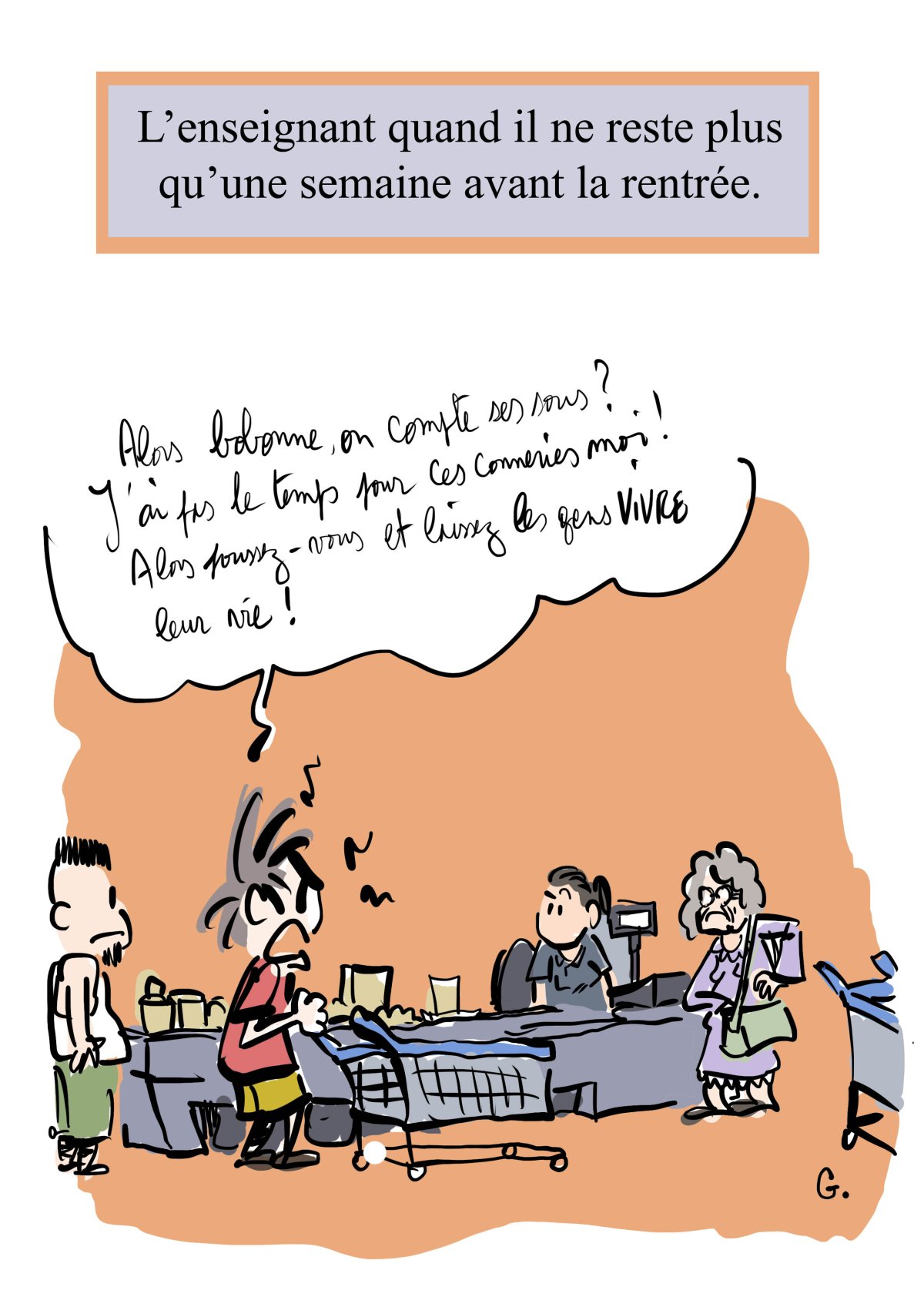 - Ma vie de prof (c'est un titre de merde, on est d'accord)- page 288