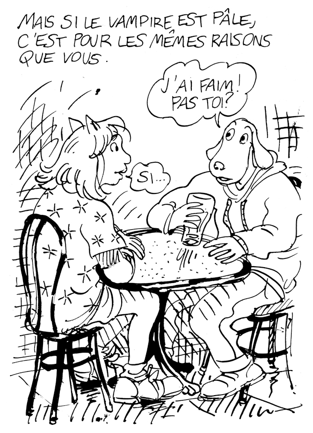 - Ne vous laissez pas attendrir par le Vampire.- page 12