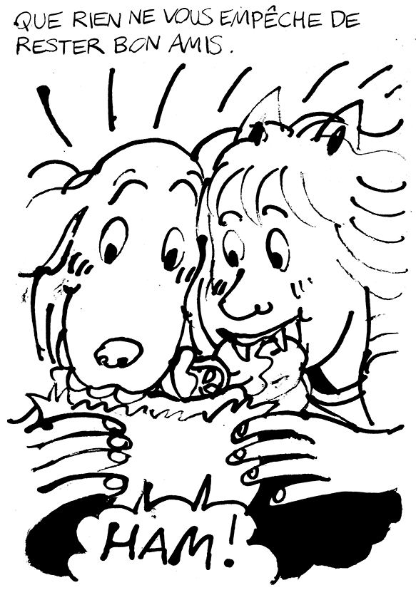 - Ne vous laissez pas attendrir par le Vampire.- page 29