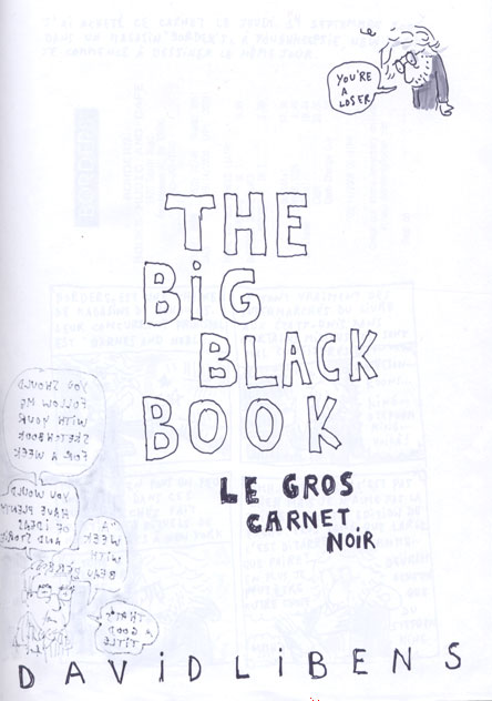 - The big black book- page 1
