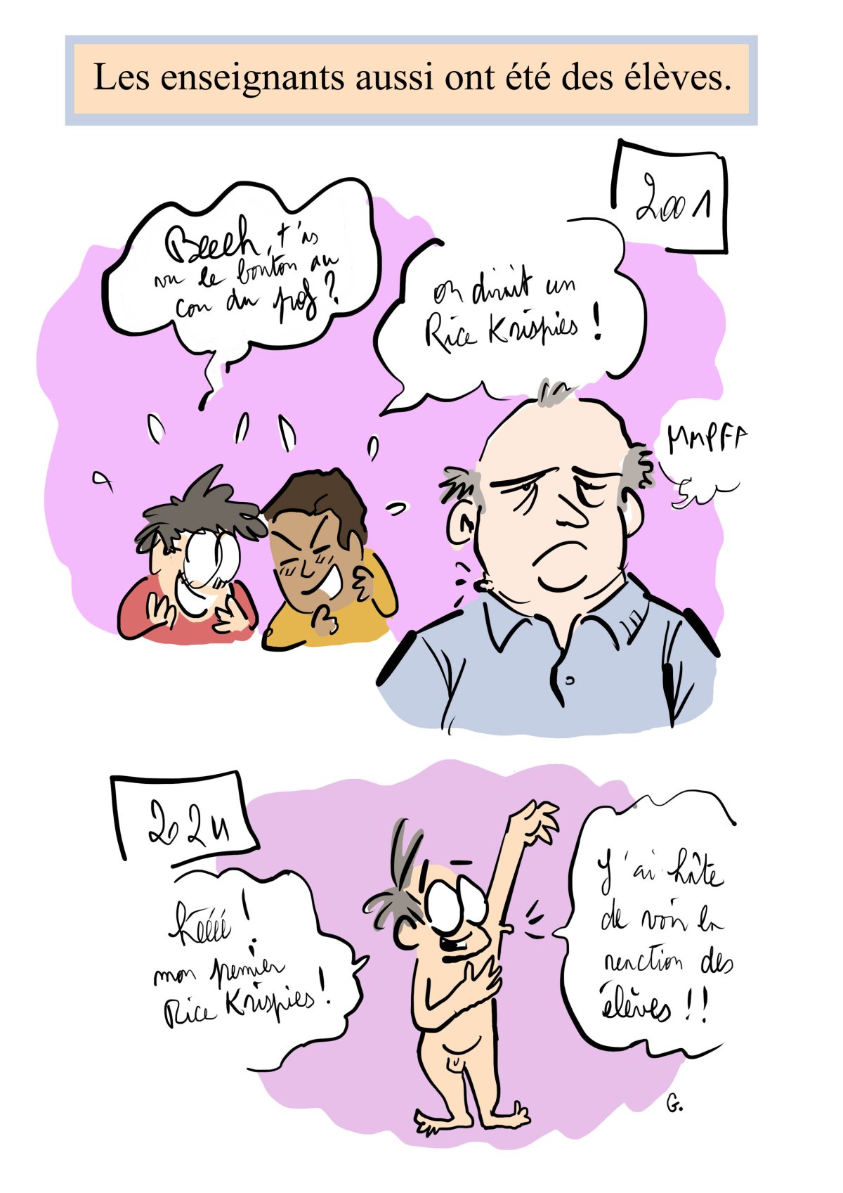 - Ma vie de prof (c'est un titre de merde, on est d'accord)- page 270