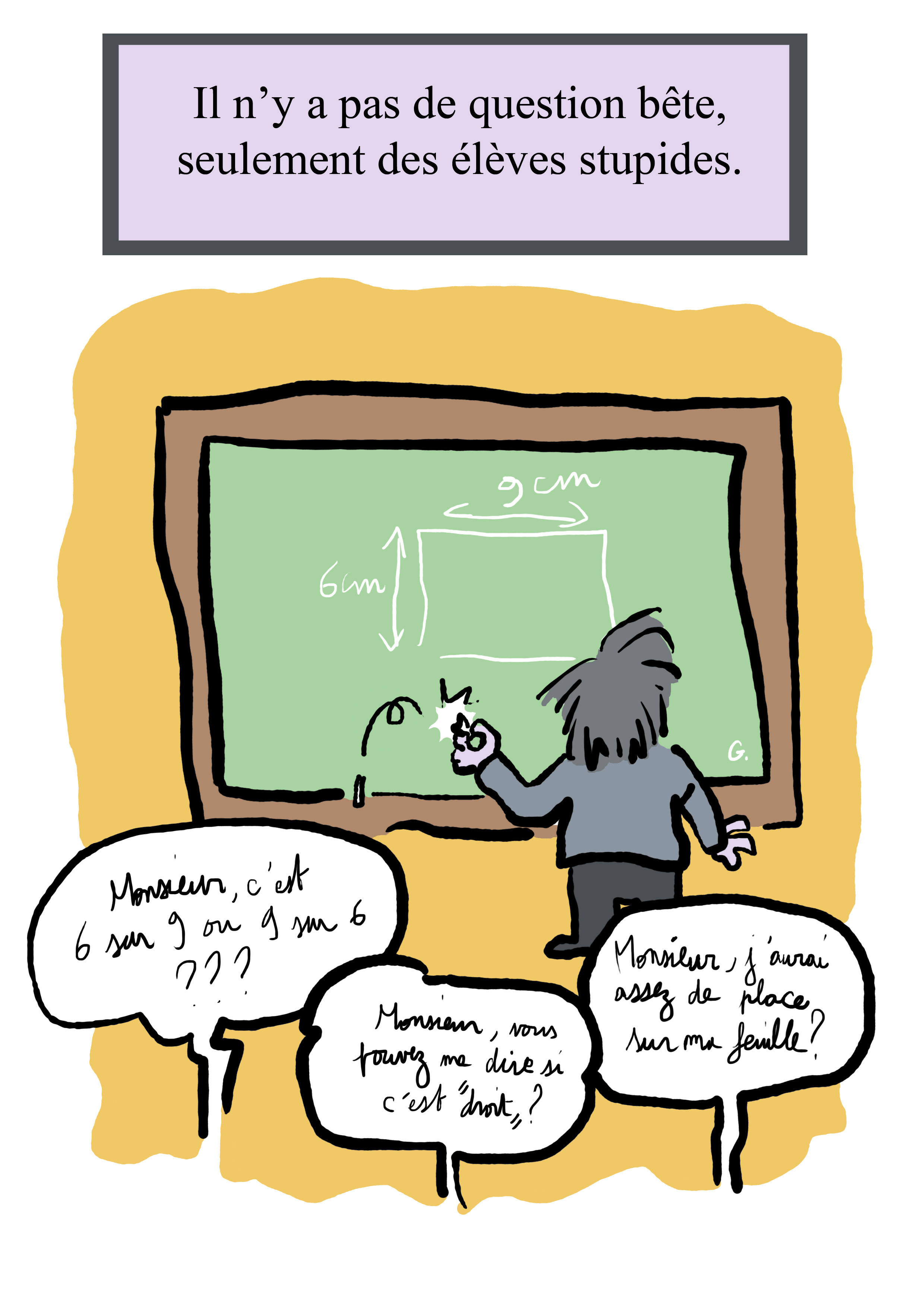 - Ma vie de prof (c'est un titre de merde, on est d'accord)- page 64