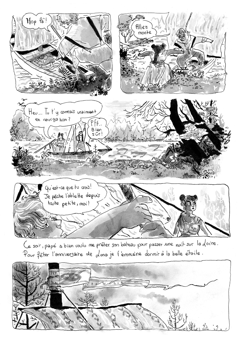 - Coincées sur une île- page 1