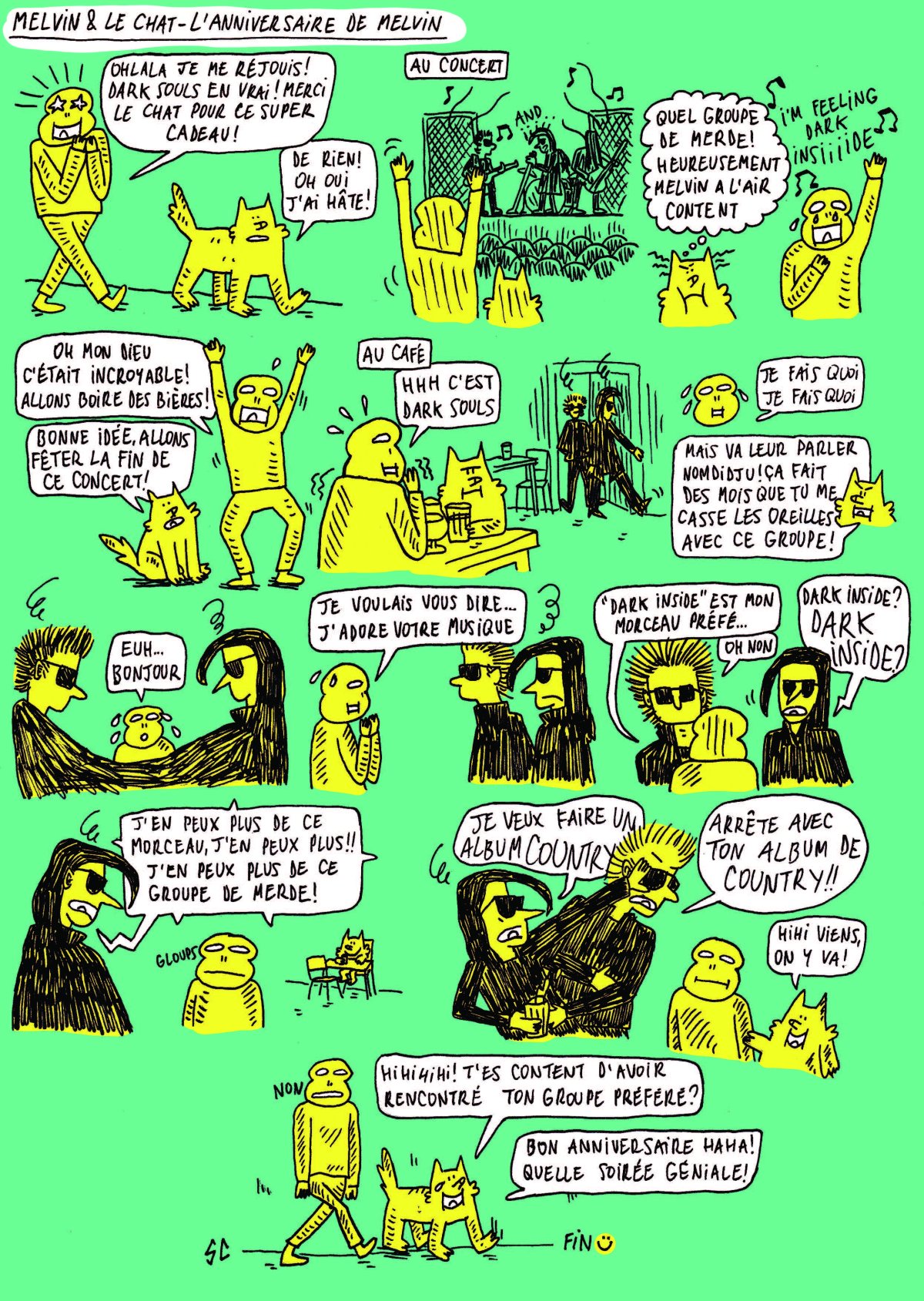 - Melvin et le chat- page 7