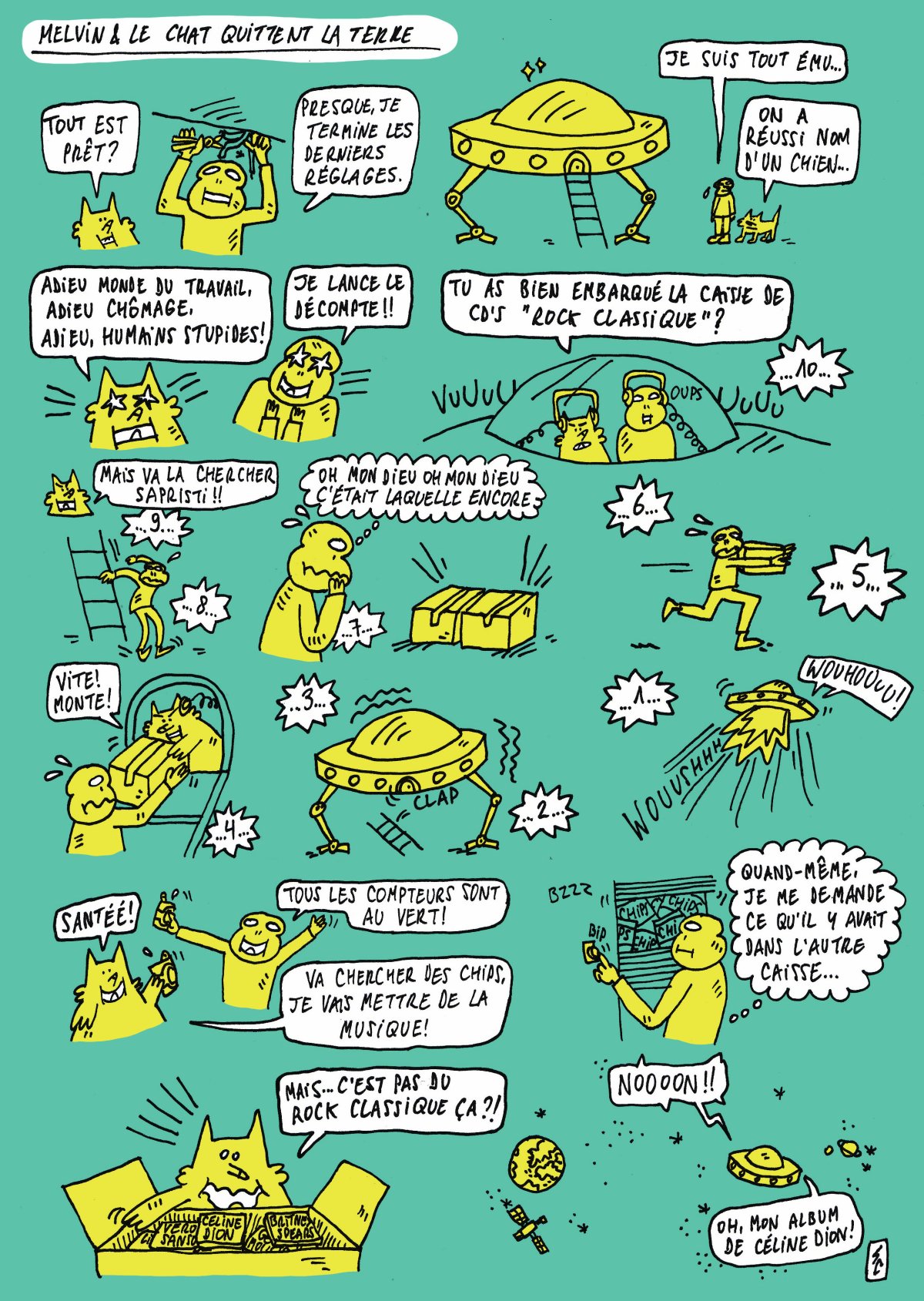 - Melvin et le chat- page 9