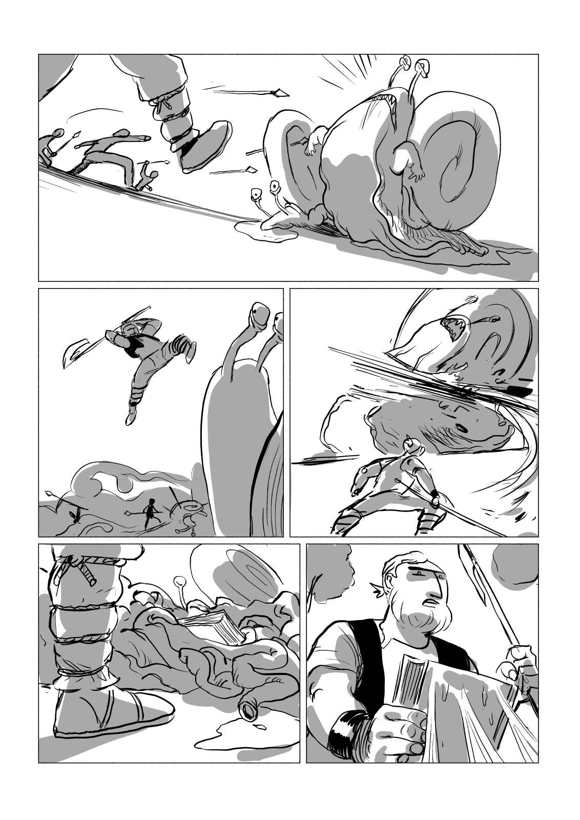 - En Double - Les Escargots et le pape.- page 4