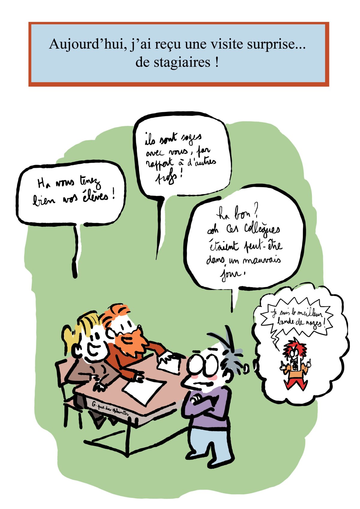 - Ma vie de prof (c'est un titre de merde, on est d'accord)- page 181