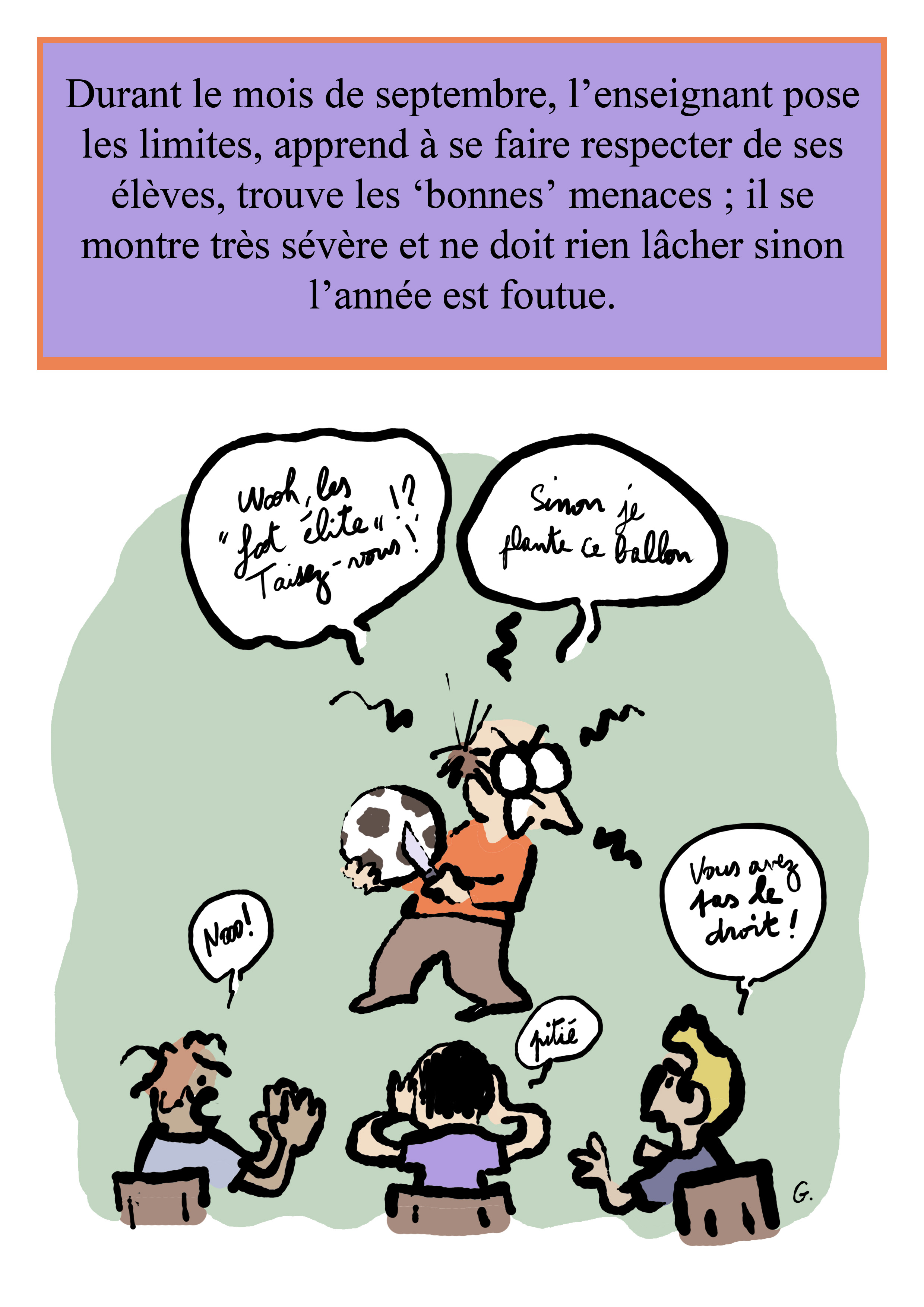 - Ma vie de prof (c'est un titre de merde, on est d'accord)- page 99