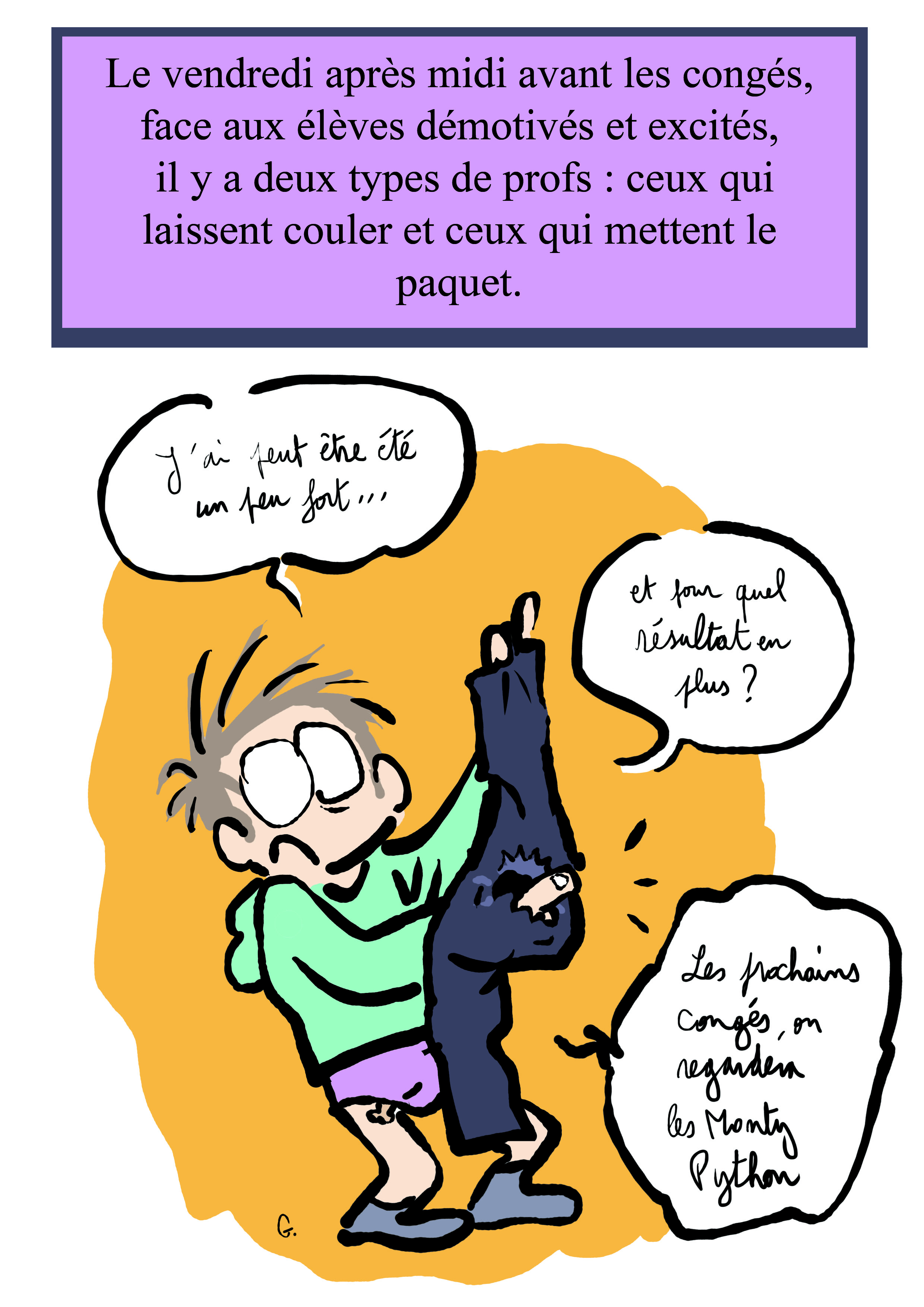 - Ma vie de prof (c'est un titre de merde, on est d'accord)- page 123