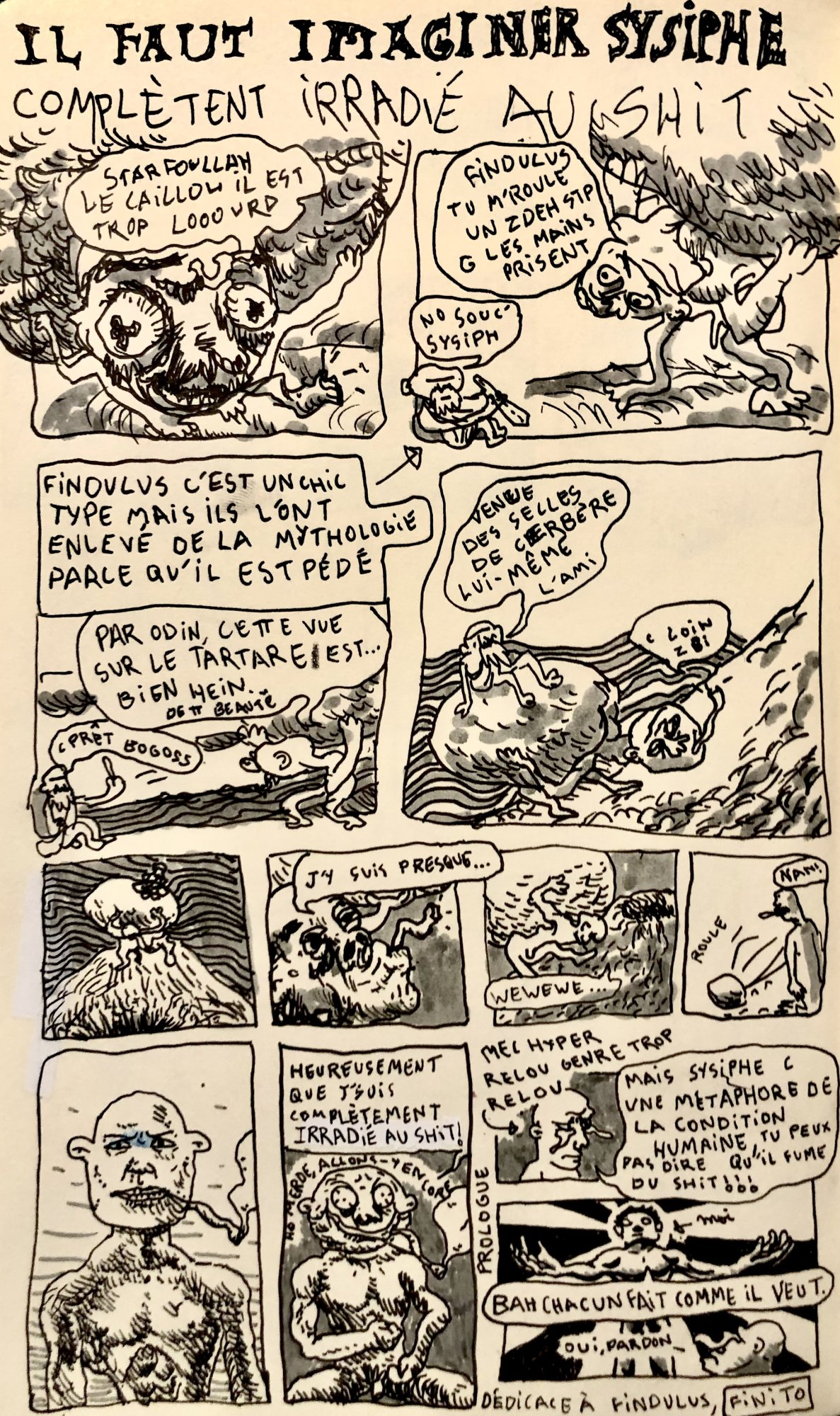 - Il faut imaginer sisyphe complètement irradié au shit- page 1