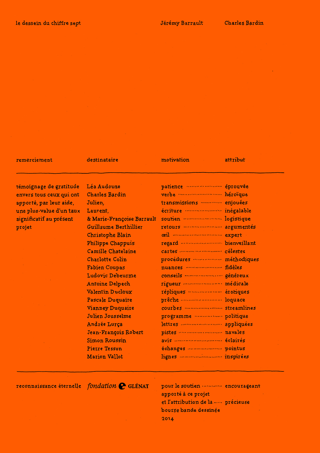 - Le dessein du chiffre sept- page 52