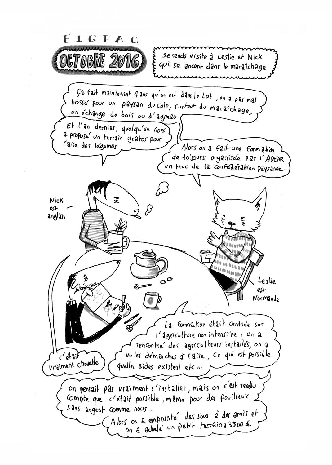 - L'île aux légumes- page 1